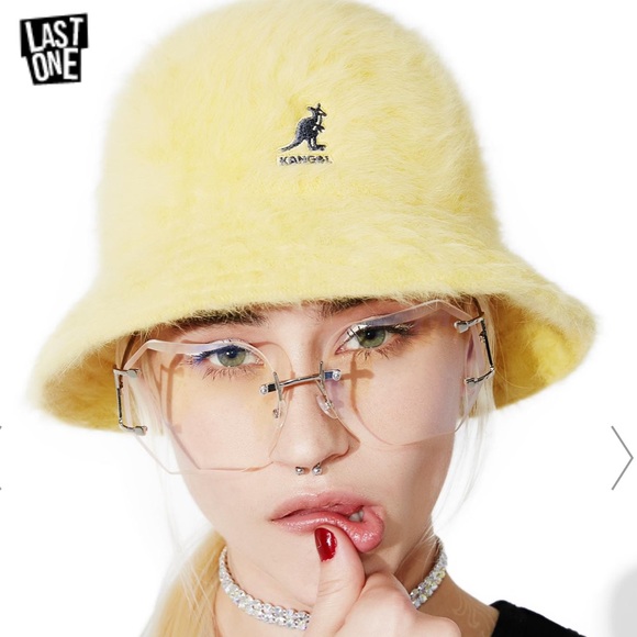 yellow kangol